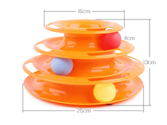 Pet Cat Toy  Disc Cat Intelligence Amusement Triple Pay Disc