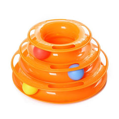 Pet Cat Toy  Disc Cat Intelligence Amusement Triple Pay Disc