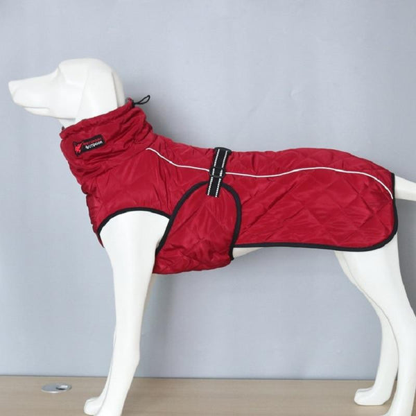 Dog Jacket Coat Winter Soft Warm Fleece Retriever Thickening