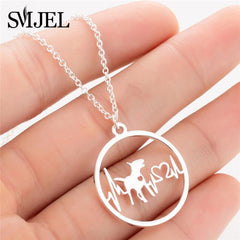 German Shepherd Dog Pendant Necklace for Women