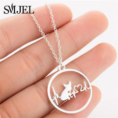 German Shepherd Dog Pendant Necklace for Women