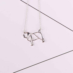 Hot Pug Necklace. Dog Pendant