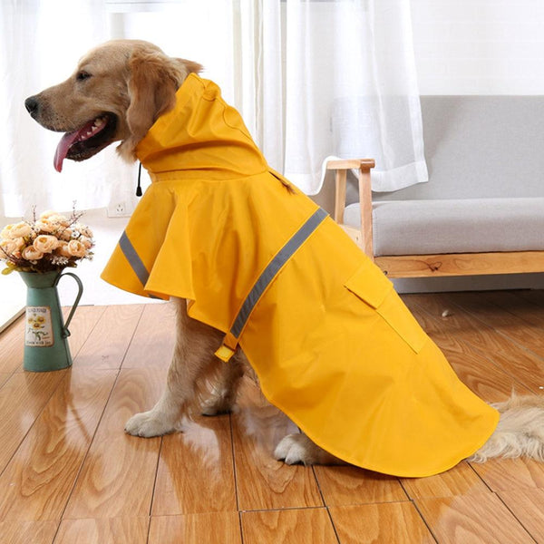 Reflective Tape Clothes Dog Raincoat Teddy Bear