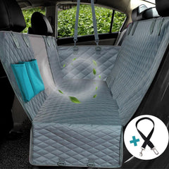 Dog Car Seat Protector. Hammock Cushion/Zipper And Pockets