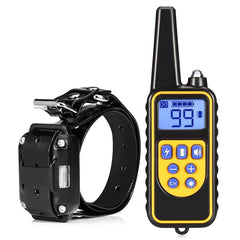 Waterproof Rechargeable Electric Dog Training Collar With Remote Controller