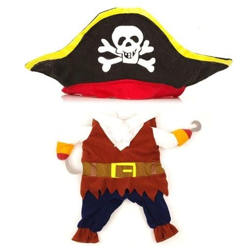 Funny Pet Clothes Cosplay Pirate Dog/Cat Halloween Party