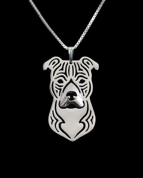 Pit Bull Women Necklace.Dog Jewelry