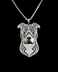 Pit Bull Women Necklace.Dog Jewelry